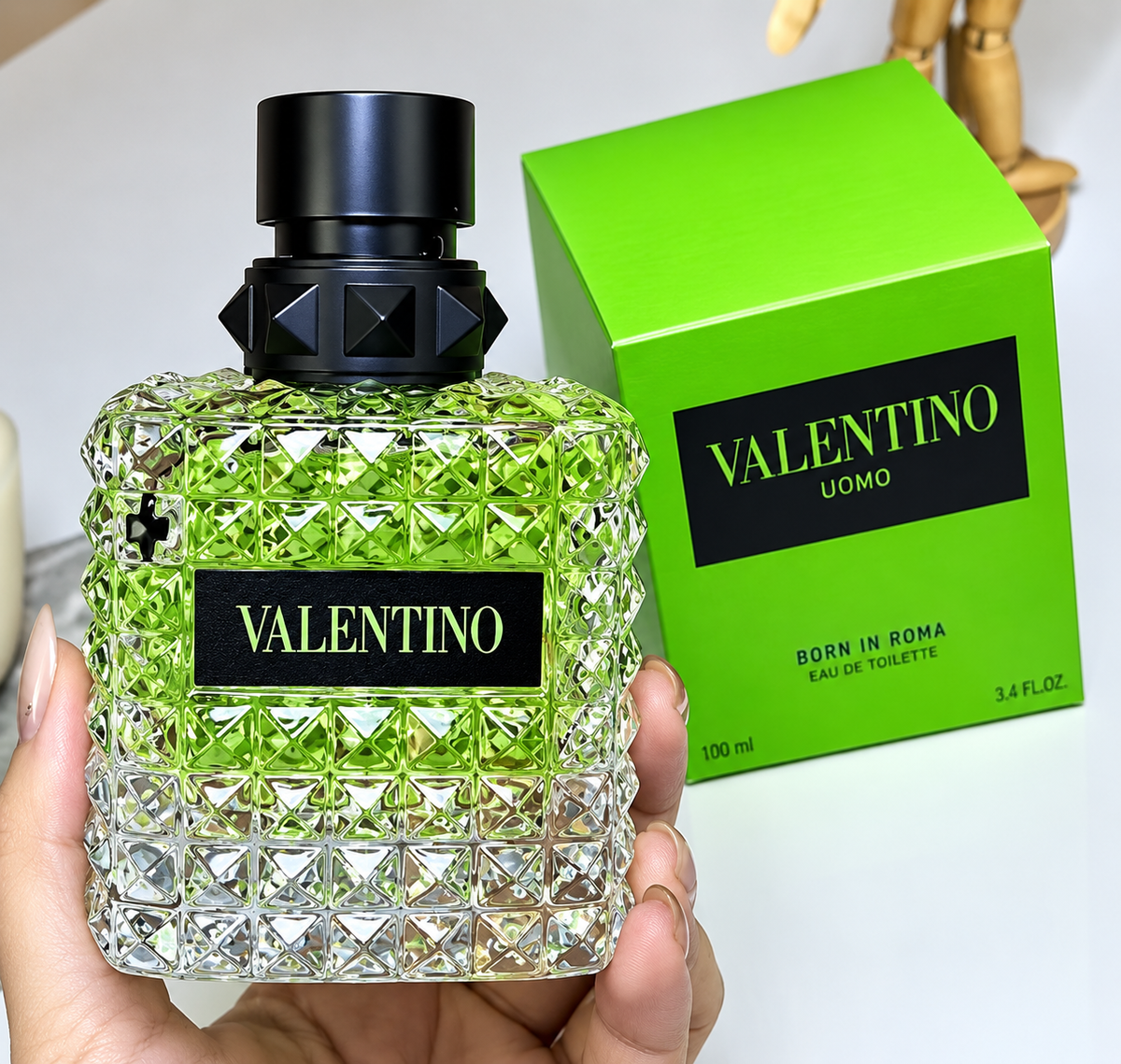 Valentino Donna Born In Roma Green Stravaganza Eau de Parfum 3.4 oz / 100 ml Spray for Women